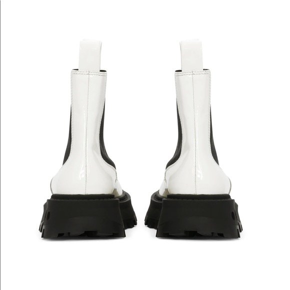 SIMON MILLER BOOT IN MACADAMIA PATENT 
SCRAMBLER - Picture 3 of 10